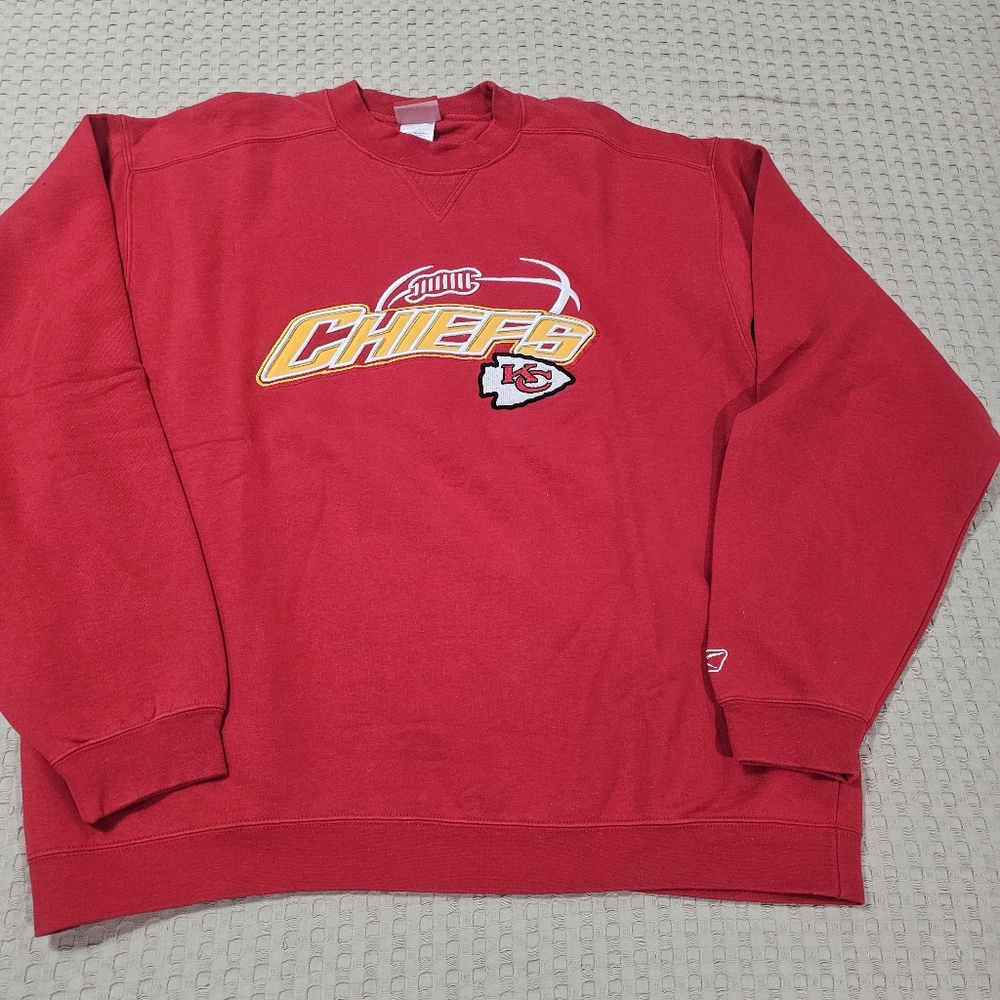 Vintage Reebok Kansas Chiefs Sweatshirt Sz Xlarge 90s